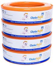 Load image into Gallery viewer, ChoiceRefill for Angelcare Nappy Pails System (4-pack)