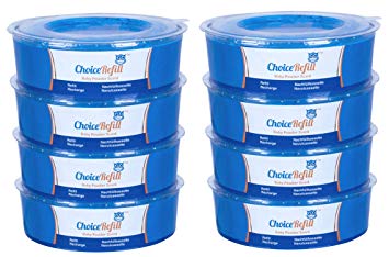 ChoiceRefill for Sangenic Tommee Tippee & Sangenic Tec Nappy Pails System (8-pack)