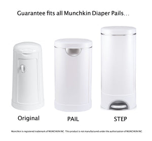 Diaper Pail Refills (32 Bags, 800 Diapers) Compatible with All Arm&Hammer Diaper Pails